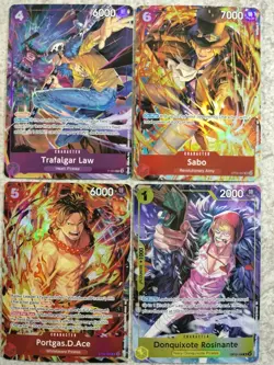 OP ONE PIECE ILLUSTRATION BOX VOL. 5 6 PROMO SET LOT OF 4 EXCLUSIVE CARDS - Image 1
