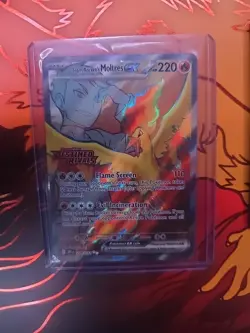 Pokemon Team Rocket's Moltres UPC Box, Mat, Deck Box, 2 Promo Cards Included - Image 4