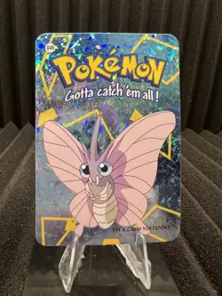 Venomoth #49 - Vintage Vending Machine Prism Sticker 2000 - Pokemon Card - Image 1