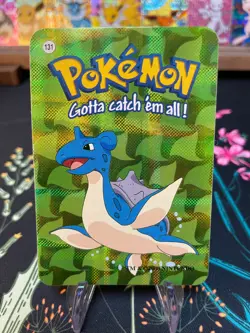 Lapras #131 - Vintage Vending Machine Prism Sticker 2000 - Pokemon Card - Image 1