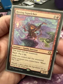 Hexing Squelcher Lorwyn Eclipsed Regular MTG Rare 145 ECL Magic Card - Image 1