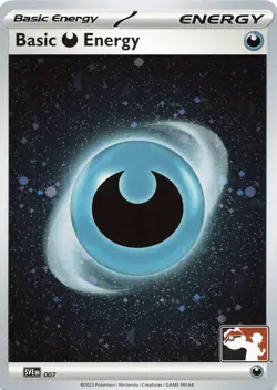 Pokemon Basic Darkness Energy - Cosmos Holo Prize Pack Series Cards #007 NM - Image 1