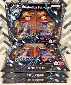 One Piece Card Game Illustration Box Vol. 6 - Promo Cards (OP-PR) (Lot Of 4) - Image 1