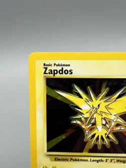 ZAPDOS 16/102 BASE SET 1999 POKEMON HOLO CARD LP CARD - Image 3