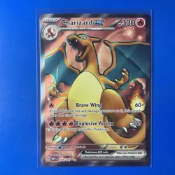 Pokemon TCG Charizard EX Ultra Rare Card 183/165 English Edition NM Near Mint - Image 1