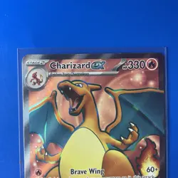 Pokemon TCG Charizard EX Ultra Rare Card 183/165 English Edition NM Near Mint - Image 2