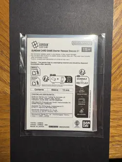 Gundam TCG Card Game Aile Strike Gundam Promo Sleeves Release Event (10 Sleeves) - Image 2