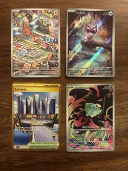 Pokemon 4 Card lot IR And HR **Freshly Packed** - Image 1