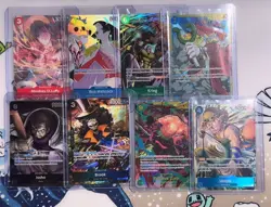 One Piece TCG English 8 Card Lot - All Near Mint - Image 1