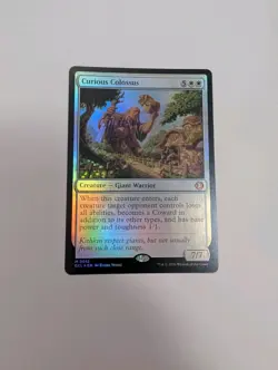 MTG - Curious Colossus (Foil) - Lorwyn Eclipsed NM/M Condition - Image 1