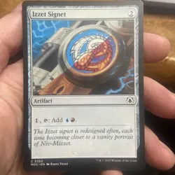 Izzet Signet MTG Alter/Altered Art - Image 1