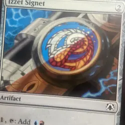 Izzet Signet MTG Alter/Altered Art - Image 2