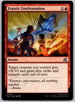 Frantic Confrontation U Avatar: The Last Airbender: Eternal-Legal 117 NM - Image 1