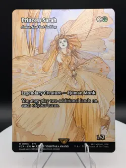 Princess Sarah / Azusa, Lost but Seeking Regular: Final Fantasy MTG (NM) - Image 1