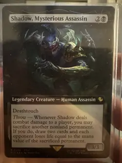 Shadow, Mysterious Assassin (Extended Art) Commander: Final Fantasy Foil - Image 1