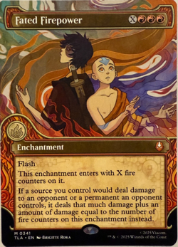 Fated Firepower Showcase Avatar the Last Airbender NM Magic The Gathering MTG - Image 1