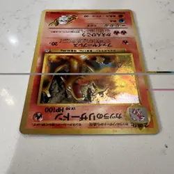 Pokemon Gym Challenge Blaine's Charizard Holo Rare Japanese Card #006 HP100 - Image 4