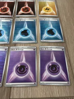 BLACK BOLT/WHITE FLARE POKEMON Energy REVERSE HOLO LOT - NM - Fire, Water, Dark - Image 3