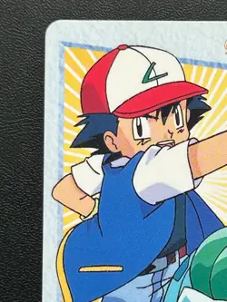 Ash Ketchum Bulbasaur 12 Pokemon carddass Anime 1998 BANDAI Nintendo Japanese - Image 3