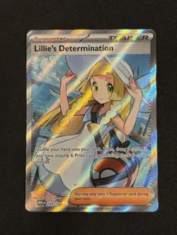 Pokemon TCG Mega Evolution Lillie’s Determination Full Art Trainer Card 169/132 - Image 1