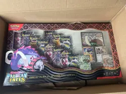 Pokemon TCG Paldean Fates Great Tusk & Iron Treads EX Premium Collection - Image 1