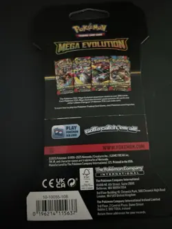 (VERY HEAVY) 33.19g Pokemon TCG Mega Evolution Sleeved Booster Pack (SEALED)✅ - Image 3