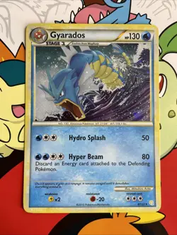 Garydos 4/123 HeartGold & SoulSilver RARE HOLO Pokemon TCG Near Mint LP/NM Swirl - Image 1