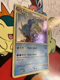 Garydos 4/123 HeartGold & SoulSilver RARE HOLO Pokemon TCG Near Mint LP/NM Swirl - Image 2
