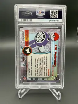 Pokemon Topps Chrome Sparkle Poliwhirl PSA 8 - Image 2