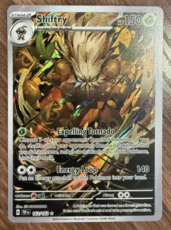 POKEMON TCG Shiftry 163/162 SV05: Temporal Forces Holo - Image 1