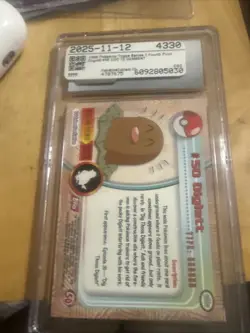 1999 Topps Pokemon Diglett Series 1-50 Fourth Print CGC 10 - Image 2