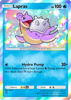 [FAST DELIVERY]Pokemon Pocket TCG Game 1 Star Shiny Lapras DIGITAL EN - Image 1