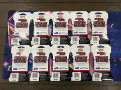 Pokemon TCG Destined Rivals Sleeved Booster Pack Lot of 10 New/Sealed - Image 2