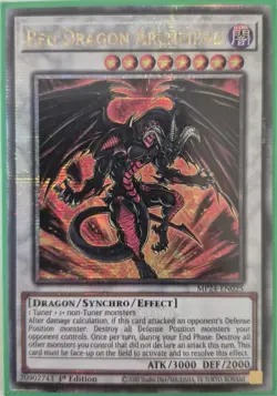 YuGiOh Red Dragon Archfiend Quarter Century Secret Rare MP24-EN025 1st Edition - Image 1
