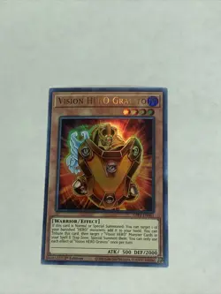 Yu Gi Oh Vision HERO Gravito (GFP2-EN061) 1st edition (NM) - Image 1