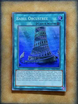 Yugioh Orcustrated Babel OP10-EN012 Super Rare FRENCH NM - Image 1