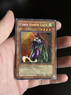 Yu-Gi-Oh! TCG Cyber Harpie Lady Retro Pack RP01-EN096 Unlimited Secret Rare - Image 3