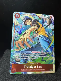 Trafalgar Law (Alt Art) OP14-009 SR THE AZURE SEA'S SEVEN English NM - Image 1