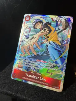 Trafalgar Law (Alt Art) OP14-009 SR THE AZURE SEA'S SEVEN English NM - Image 2