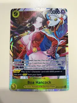 Boa Hancock OP14-112 SR The Azure Sea’s Seven Foil One Piece TCG English NM - Image 1