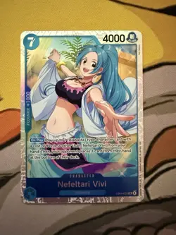 Nefeltari Vivi One Piece OP14 The Azure Sea's Seven Super Rare #025 - Image 1