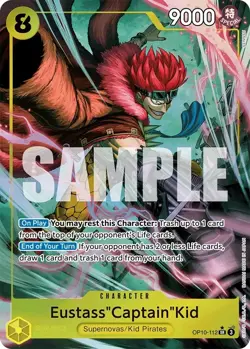 One Piece: Royal Blood OP10-112 Eustass"Captain"Kid (Alt Art / Parallel) - M/NM - Image 3