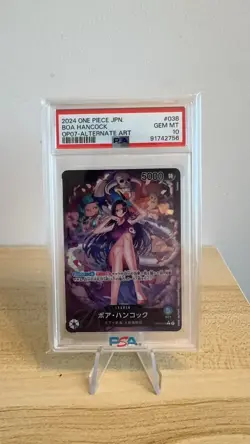PSA 10 Boa Hancock OP07-038 L Alt Art Japanese One Piece 500 Years Future - Image 1