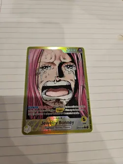Jewelry Bonney (100) (Alternate Art) OP13-100 Carrying On His Will Foil - Image 1