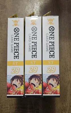 Lot Of 3 - One Piece Egghead ENGLISH Starter Deck ST29 SEALED NEW - Image 2