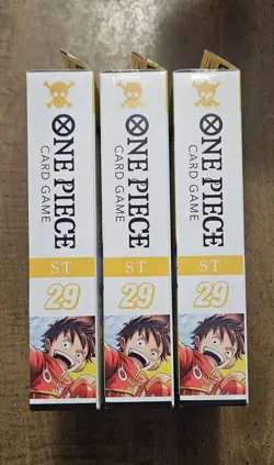 Lot Of 3 - One Piece Egghead ENGLISH Starter Deck ST29 SEALED NEW - Image 4