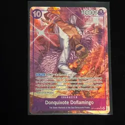 Donquixote Doflamingo (Alt Art) OP14-069 THE AZURE SEA'S SEVEN English - Image 1
