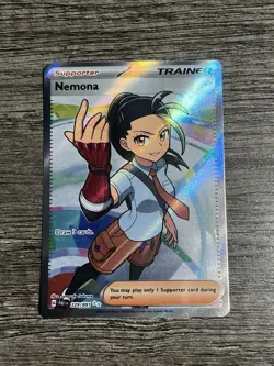 Pokemon Card Nemona 229/091 Paldean Fates - Near Mint - Image 1