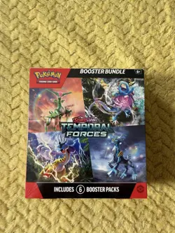 Pokemon TCG Scarlet & Violet Temporal Forces Booster Bundle 6 Packs Sealed Cards - Image 1