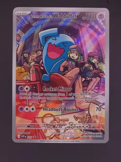 Team Rocket's Wobbuffet 203 Sv: Scarlet & Violet Promo Cards Holo - Image 1